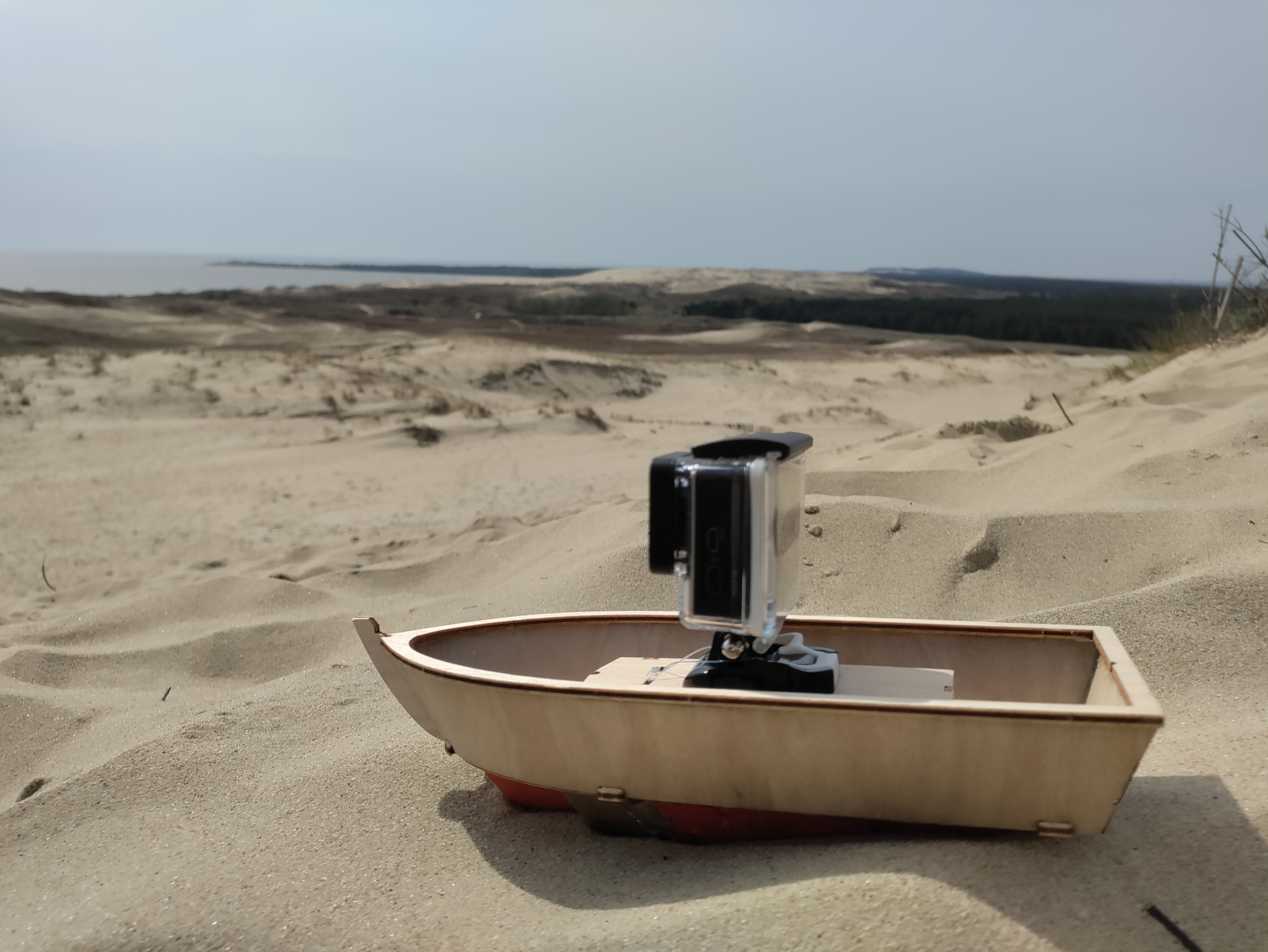 experimental filming in the Parnidžio kopa